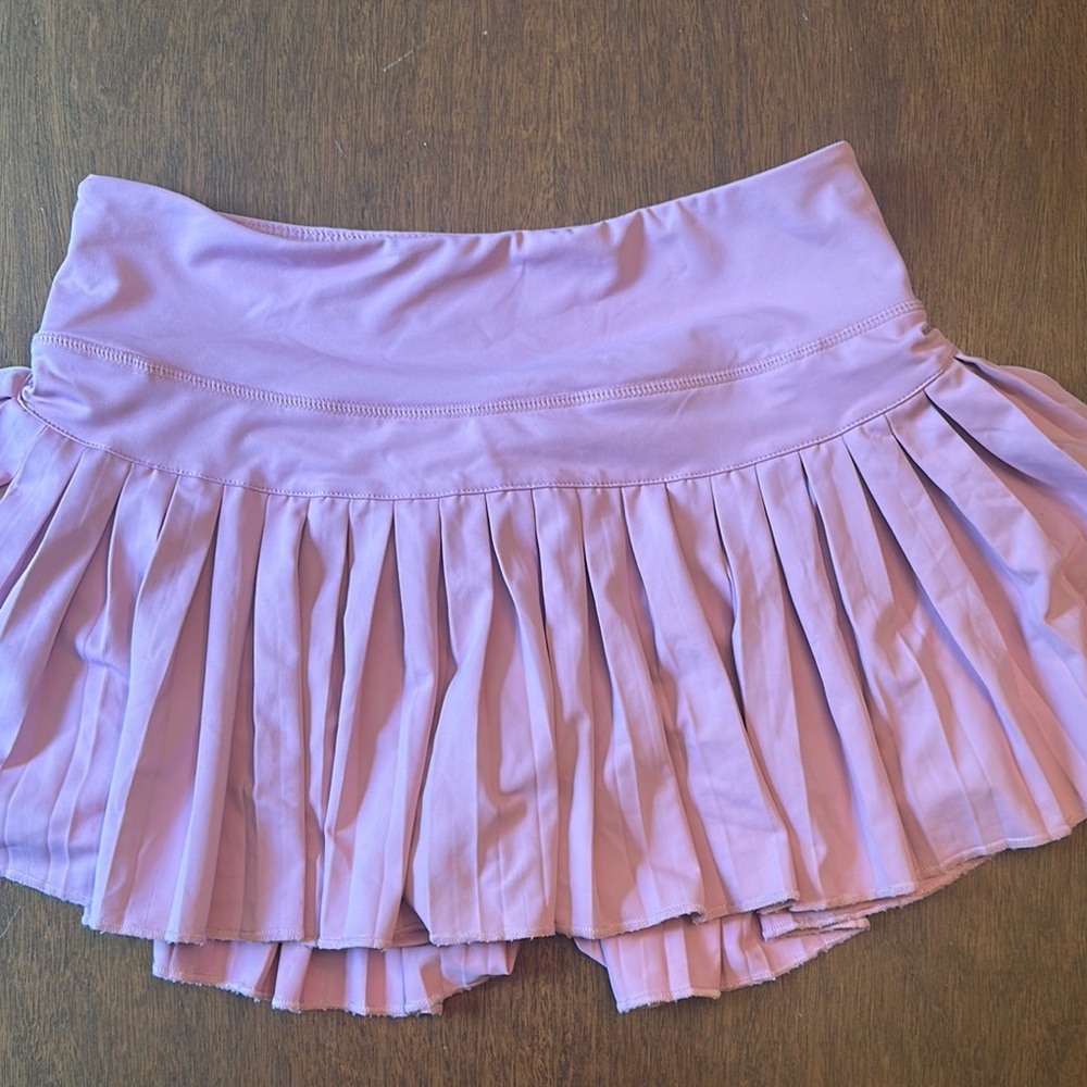 Goldhinge Mauve Mini skirt